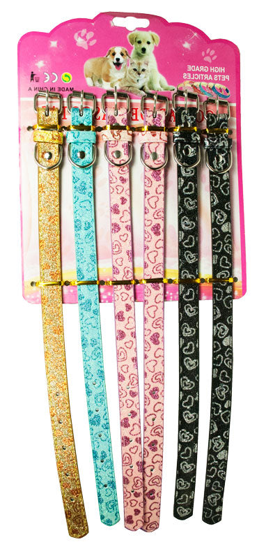 15" Leather Pet Collars Wholesale