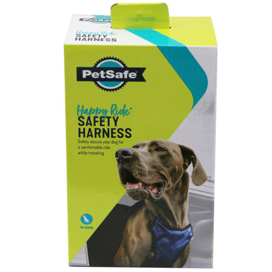 petsafe happy ride safety harness with seat belt tether for