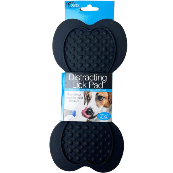 Bone-Shaped Doggy Distracting Lick Pad with Suction Back