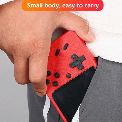 0407TA A Red Retro Classic Games Children's Handheld Small Game Console With 400 Game Charging Can Be Connected To The TV